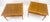 Mid-Century Modern Pair of Fine Blond Tiger Maple Square End Side Lamp Tables One Drawer MINT For Sale - Image 3 of 18