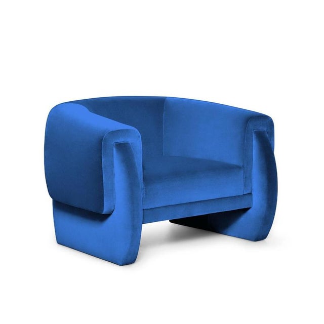 Luke armchair by munna dimensions: d 106 x w 116 x h 80 cm. Sh: 47 cm. Materials: wood, foam, and upholstery. Finish:...