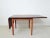 Drop Leaf Side Table in Solid Teak and Oak by Hans J. Wegner for Getama For Sale - Image 4 of 17