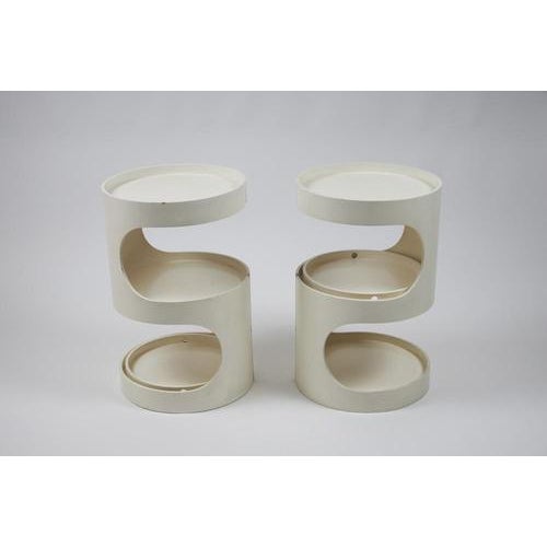 Wooden Nightstands attributed to Luigi Sormani, Set of 2 For Sale - Image 3 of 10