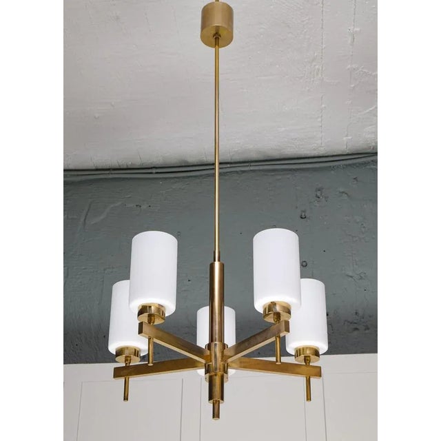 Brass Chandelier by Hans-Agne Jakobsson, 1960s For Sale - Image 9 of 11