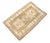 Ivory 2'x3' Antique-Style Geometric Caucasian Rug, Pink & Ivory Ariana Hazara For Sale - Image 8 of 8