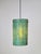 Polyester Green Sugar Tube Pendant Lamp, 1960s For Sale - Image 3 of 11