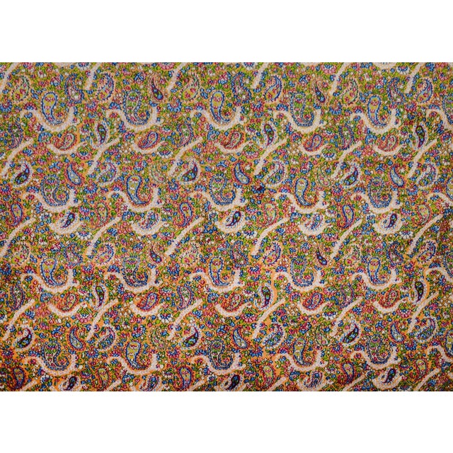 Mid 20th Century Persian Kirman Rug For Sale In Chicago - Image 6 of 8