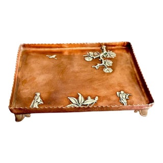 Gorham 19th Century Mixed Metal Tray For Sale