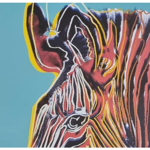 Printmaking Materials 1980s After Andy Warhol "Zebra" Signed, Hand Numbered, Lithograph For Sale - Image 7 of 12