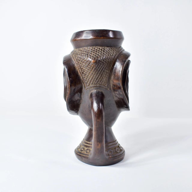 Early 20th Century Kuba Figural Cup For Sale - Image 4 of 12