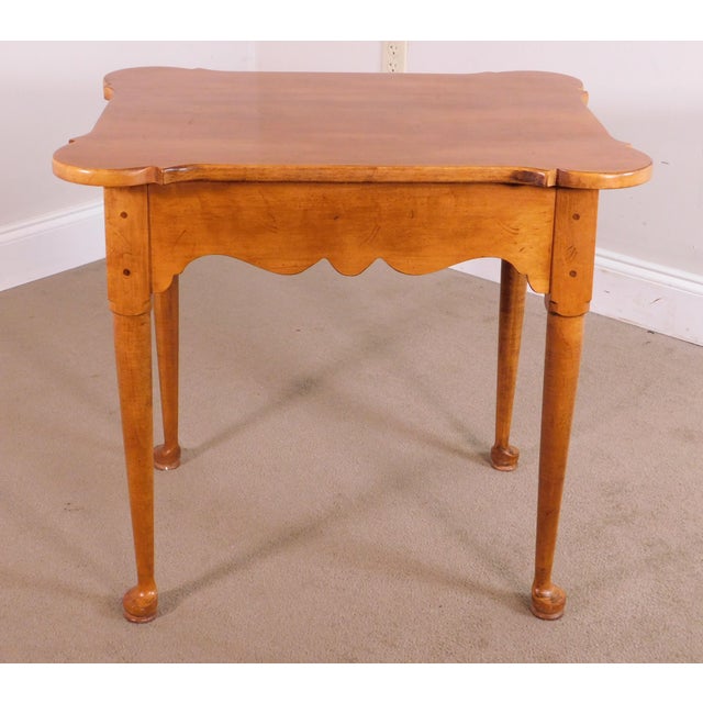 Ethan Allen Circa 1776 Collection Maple One Drawer Side Table Chairish