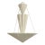 Currey & Company Modern White Fluted Empyrean Chandelier For Sale
