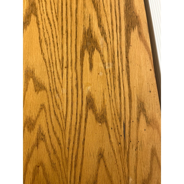 Wood Ballard Design Newport Demi-Lune Table For Sale - Image 7 of 11