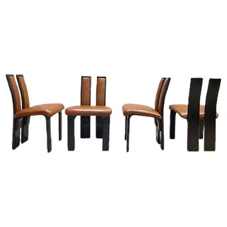 Vintage Dining Chairs, 1980s, Set of 4 For Sale