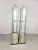 Vintage Mirror Glass Obelisk Sculptures by Olivier De Schrijver, 1990s, Set of 2 For Sale - Image 6 of 8