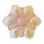 Vintage Mid-Century Modern Two's Company Scalloped Porcelain Oyster Plate For Sale
