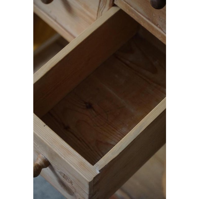 Wood Antique Danish Pine Apothecary Cabinet or Console, 1850s-1880s For Sale - Image 7 of 16