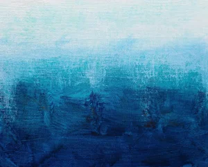 Original Coastal Water Multi-Media Abstract Art Painting