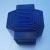 Mid-Century Modern Geometric Blue Ceramic Angula Vase by Hans Welling for Ceramano For Sale - Image 3 of 3