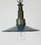 1960s Industrial Blue Enamel Military Pendant Lamp with Cast Aluminium Top, 1960s For Sale - Image 5 of 18