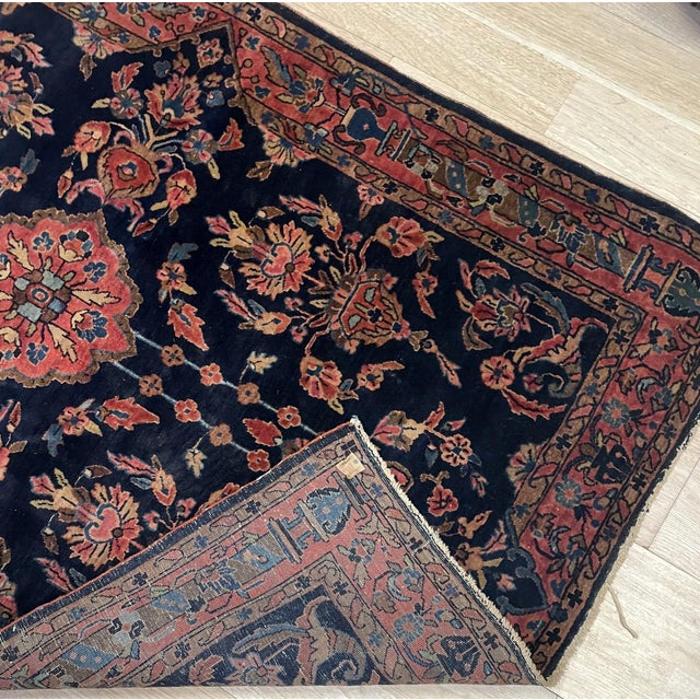 This is an exceptional example of a Mahajiran Sarouk, widely considered the "gold standard" of early 20th-century Persian...