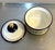Hollywood Regency Florentine Blue/White Ceramic Round Box For Sale - Image 3 of 5