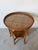 Vintage Palecek Coastal Rattan and Woven Wicker End Side Table With Glass Top/ Sold For Sale - Image 12 of 12