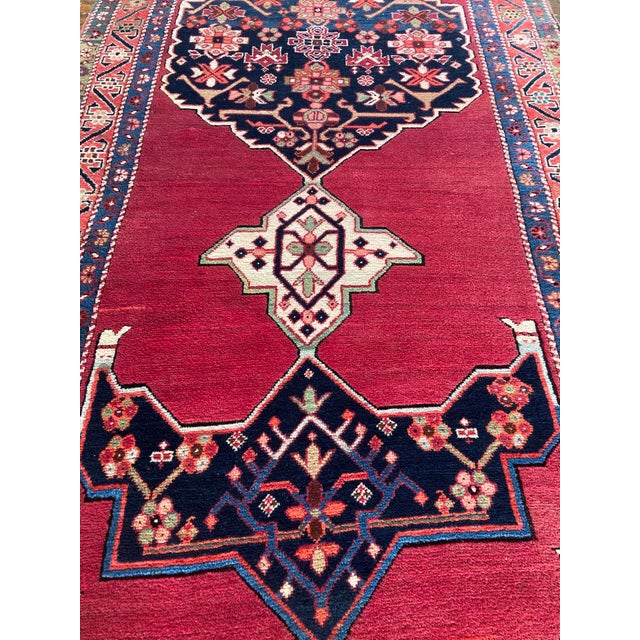 Textile Antique Karabakh Long Rug, 1890s For Sale - Image 7 of 18