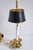 2000 - 2009 Vintage French Bouillote Brass & Tole Table Lamp For Sale - Image 5 of 16