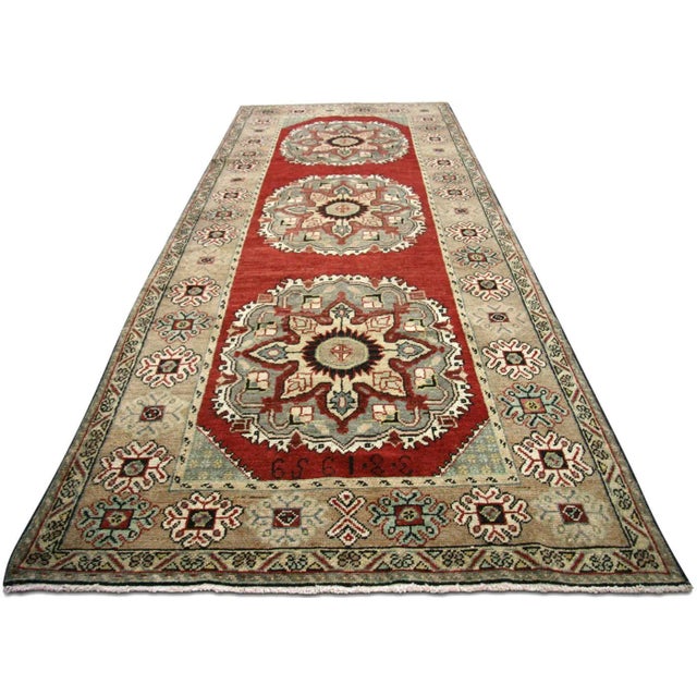 1960s 1960s Turkish Oushak Runner For Sale - Image 5 of 6