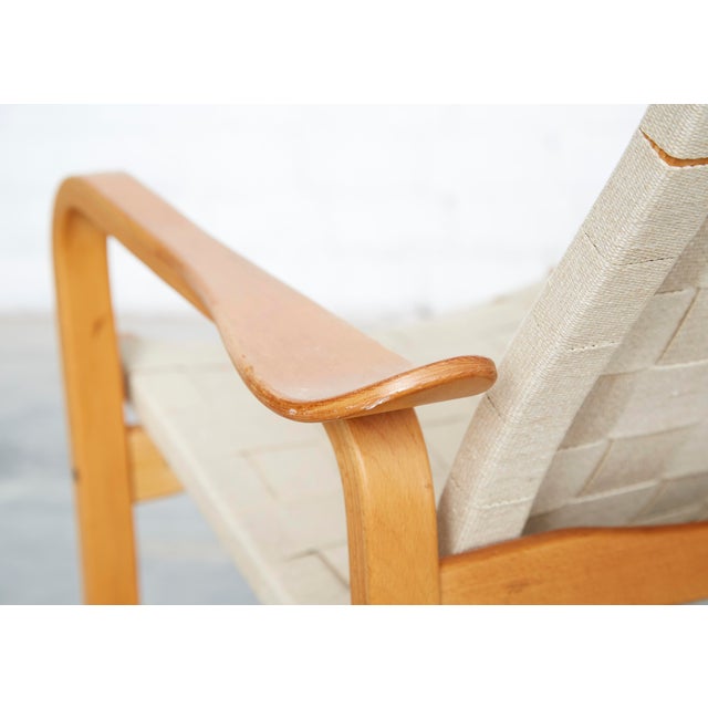 Wood Primo High Lounge Chair by Yngve Ekström for Swedese, 1980s For Sale - Image 7 of 16