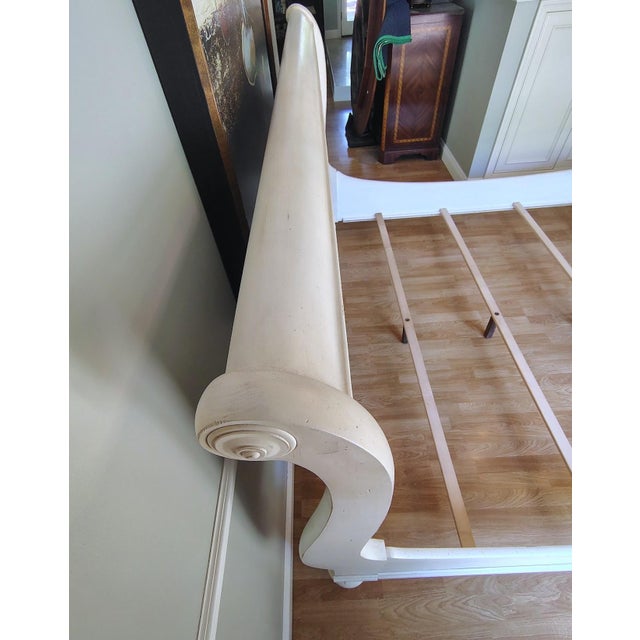 Ethan Allen White Cottage Bed (King) For Sale - Image 11 of 18