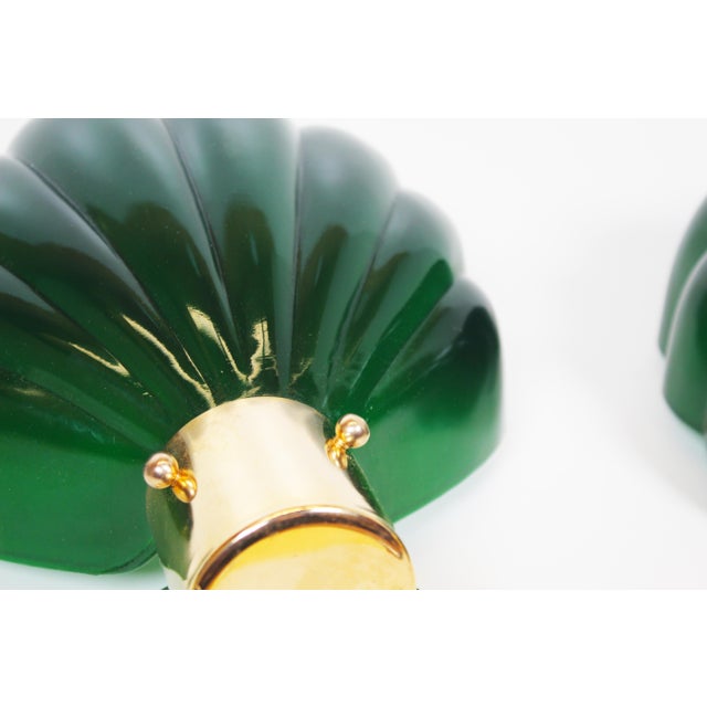 Large Italian Glass and Chrome Wall Lamps, Italy, 1970s, Set of 2 For Sale - Image 9 of 10