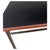 Danish Mid-Century Modern Square Black Laminate and Teak Top Coffee Table For Sale - Image 10 of 12
