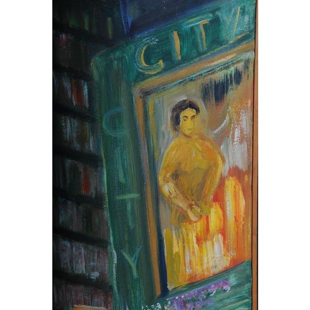 A. Zaher, Berlin City West View, Kudamm / Kurfürstendamm, Oil on Canvas For Sale - Image 12 of 18