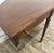 Vintage Sheraton Style Mahogany Demilune Console Table Hall Table For Sale - Image 11 of 11