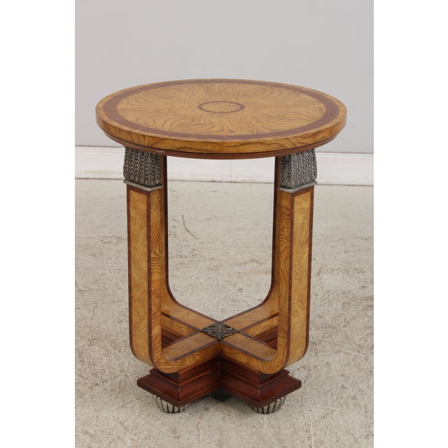 Age: Approx: 30 Years Old Details: Gorgeous Burl Throughout High Quality Construction Nice Inlay Work Throughout Art Deco...