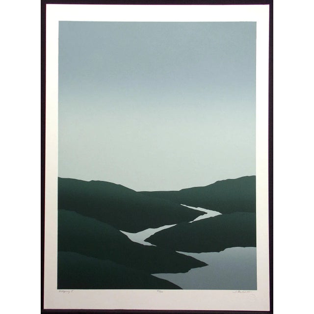 "Wellspring I, II, III" Unframed Triptych of 3 Limited Edition Serigraph Art Prints. Each is pencil signed, titled and...