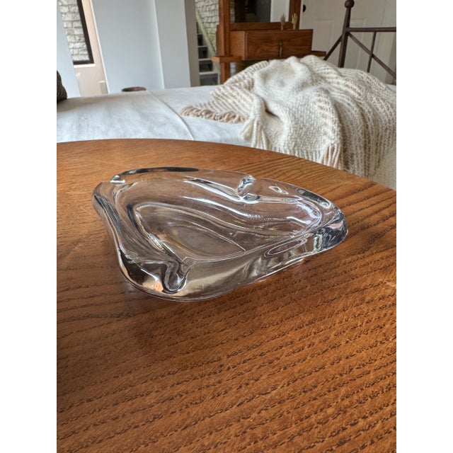 Glass Vintage, Mid Century Glass Ashtray For Sale - Image 7 of 9