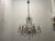 Glass Bronze Pink Macaroni Chandelier 1950s For Sale - Image 7 of 15