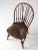 Early 20th Century Antique Brace Back Windsor Chair With Rush Seat For Sale - Image 5 of 12