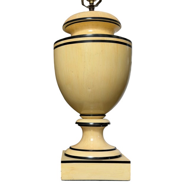1950s Nancy Corzine French Urn Shaped Table Lamp For Sale - Image 5 of 5