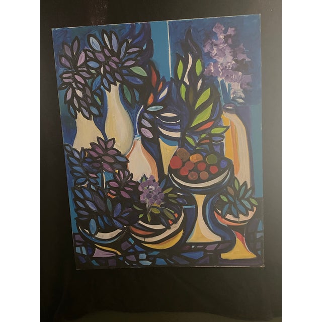 Original Abstract Still Life Oil Painting by Walter Taft Bradshaw For Sale - Image 10 of 12