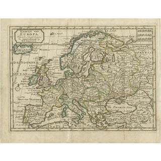 Antique Map of Europe by Keizer & De Lat, 1788 For Sale