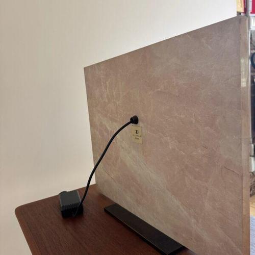 Vintage Marble Table Ambiance Light, 1970s For Sale - Image 3 of 10