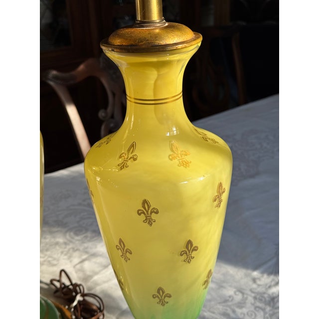 French Style Frederick Cooper Hollywood Rengency Florentine Lamp Pair - Set of Two For Sale - Image 11 of 18