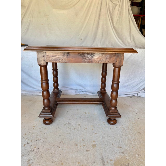 19th Century French Walnut Side Table For Sale - Image 4 of 13