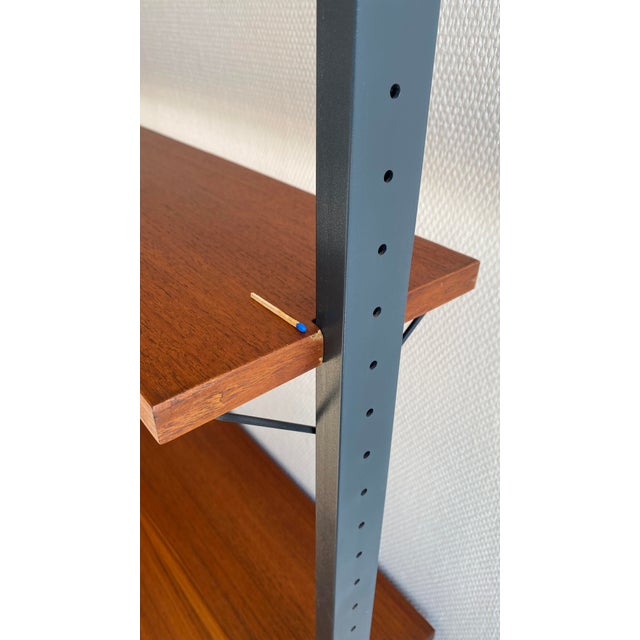 Vintage Teak Modular Wall Shelf by Olof Pira for String, 1950s, Set of 11 For Sale - Image 12 of 18