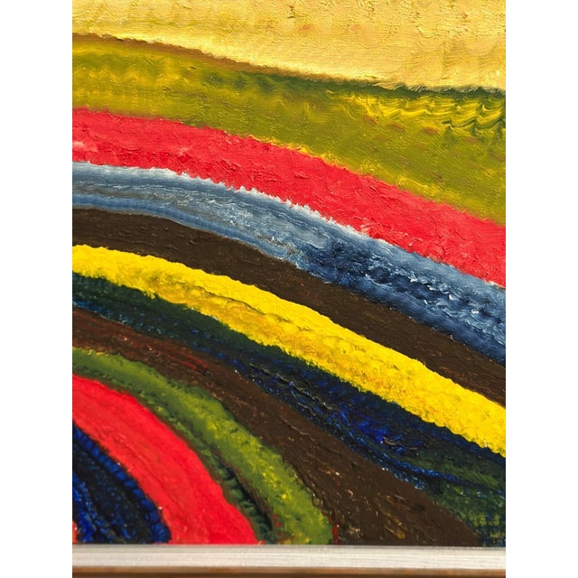 R. C. Reyes, Fantasia/Färg, 1990s, Oil on Canvas, Framed For Sale - Image 15 of 18