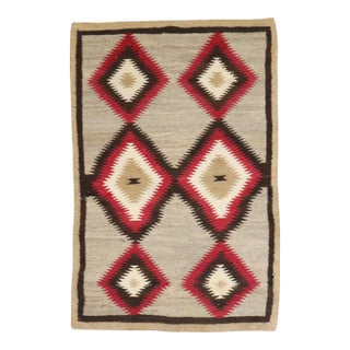 Antique Zabihi Collection American Navajo Tribal Rug - 2'11" x 4'8" For Sale