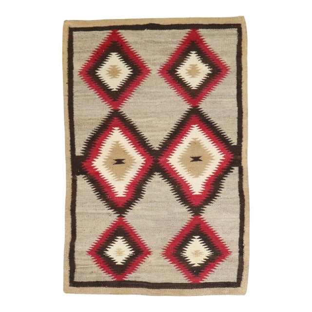 Antique Zabihi Collection American Navajo Tribal Rug - 2'11" x 4'8" For Sale