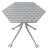 Alexander Girard for Herman Miller Hexagonal Side Table For Sale