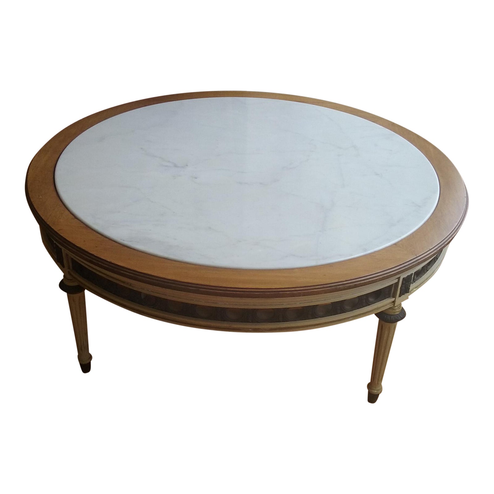 Italian Marble Round Table Chairish